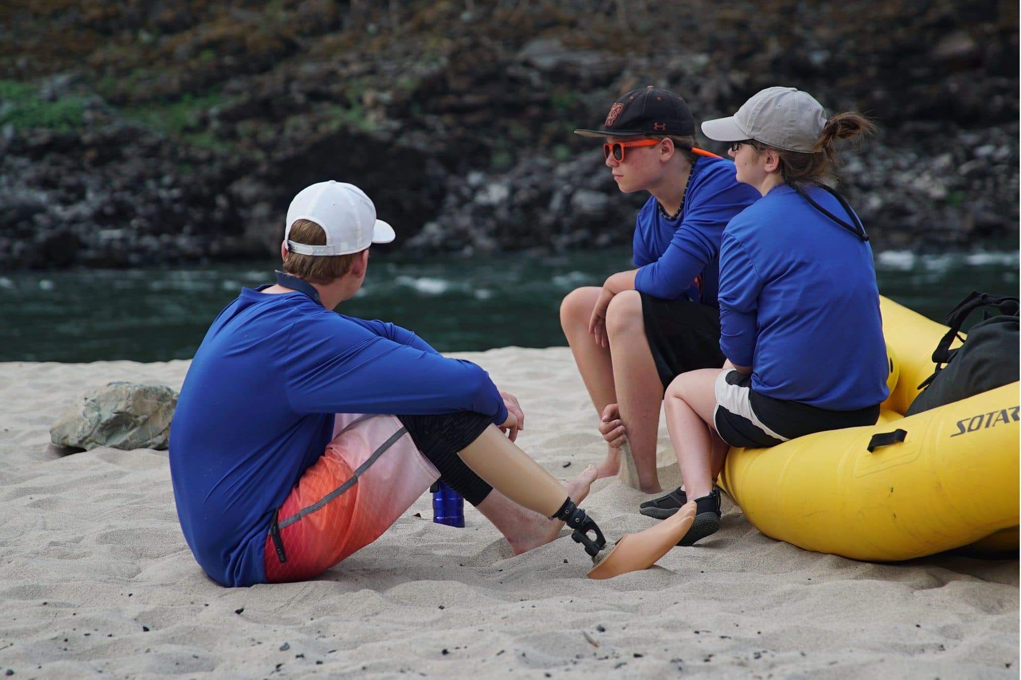 Teilnehmende des Teen Retreat