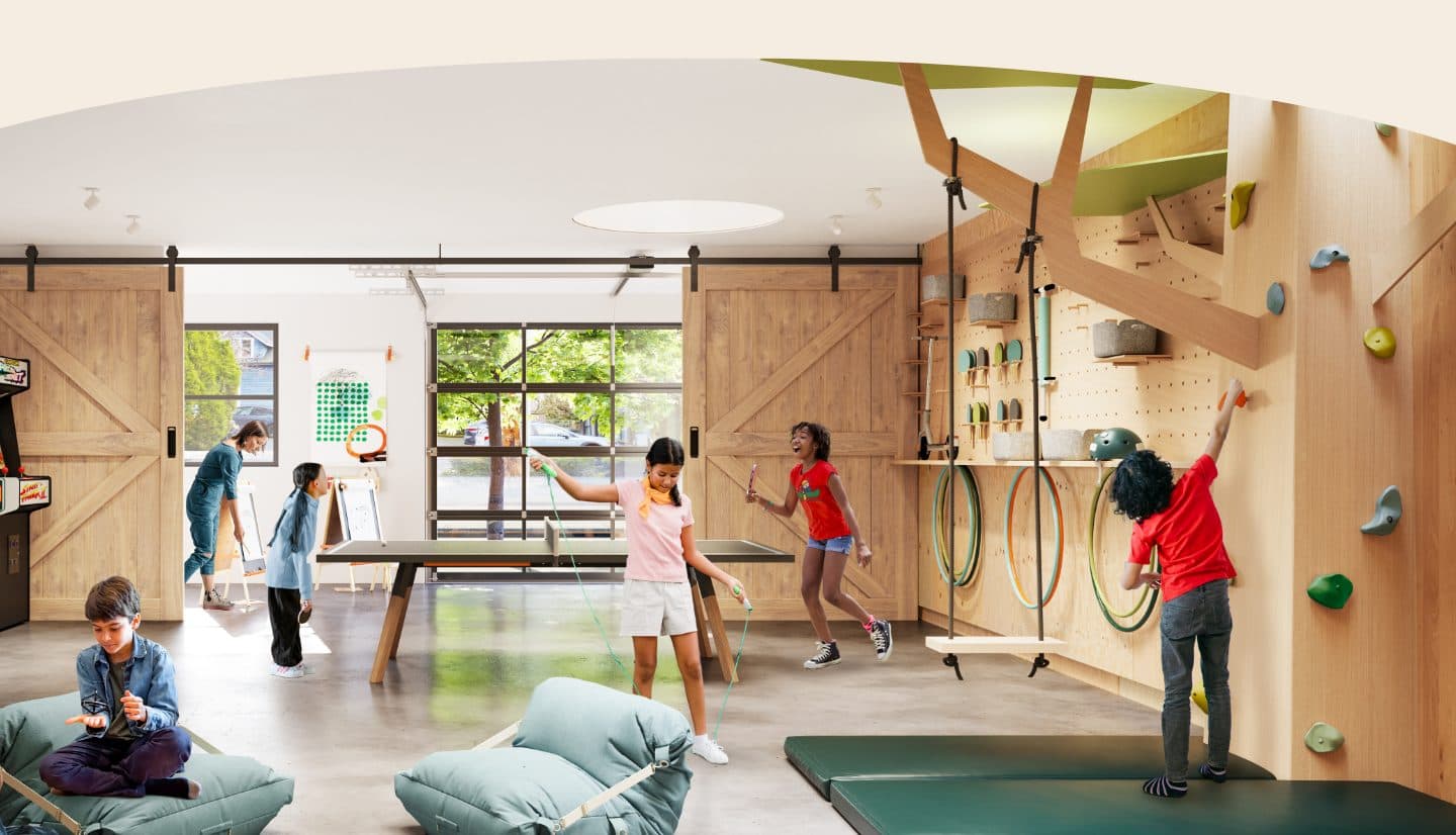 Loft-Rendering Aktivitätsraum