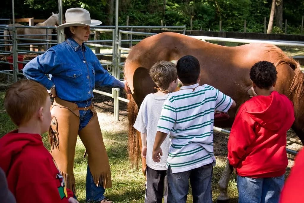 Fargo with Group and Horse